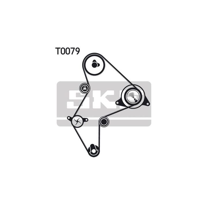 Paskirstymo diržo komplektas SKF VKMA 03251