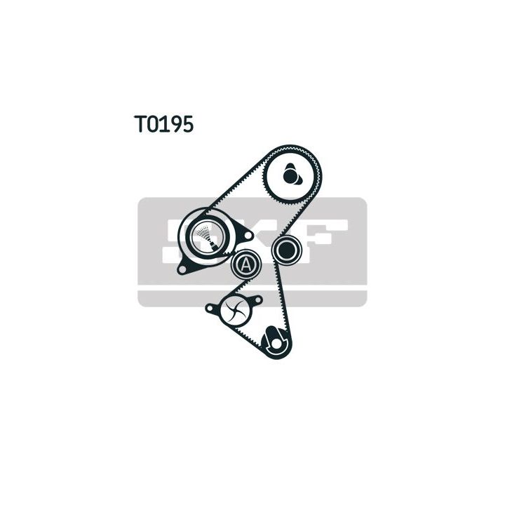 Paskirstymo diržo komplektas SKF VKMA 03259