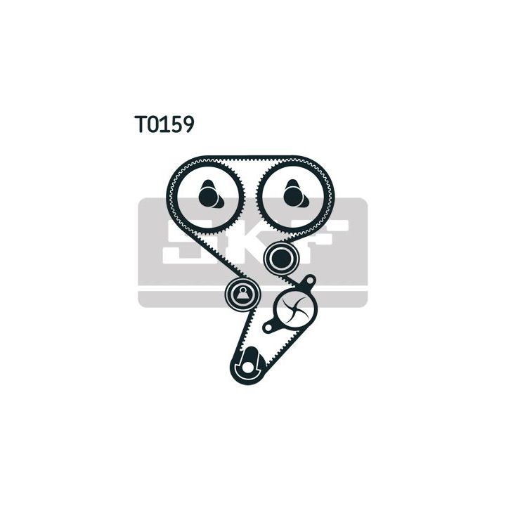 Paskirstymo diržo komplektas SKF VKMA 06020