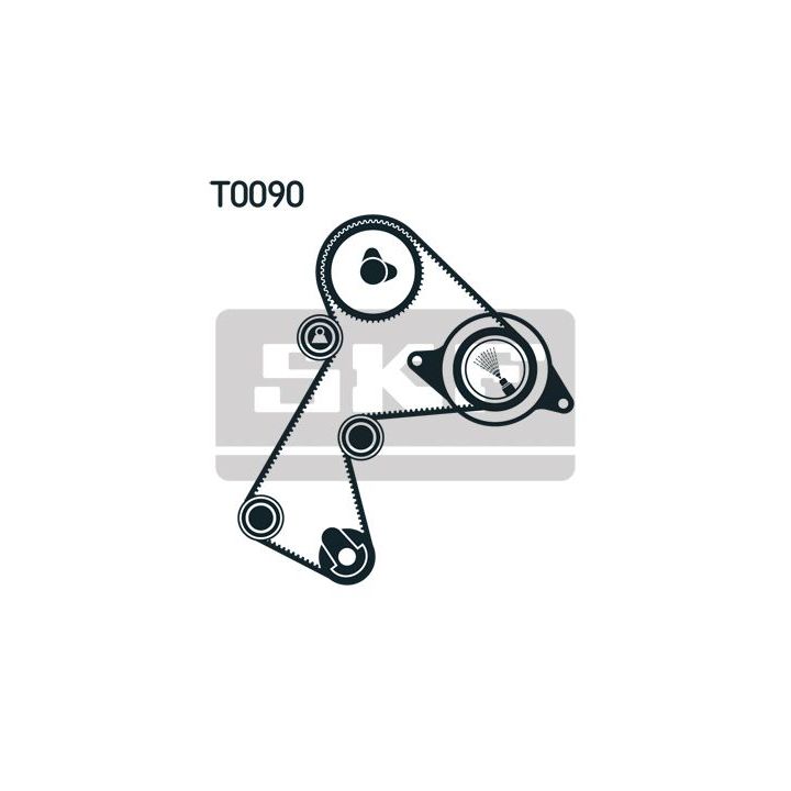 Paskirstymo diržo komplektas SKF VKMA 06113