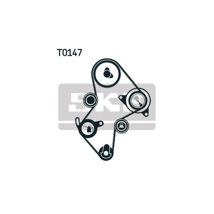 Paskirstymo diržo komplektas SKF VKMA 06114