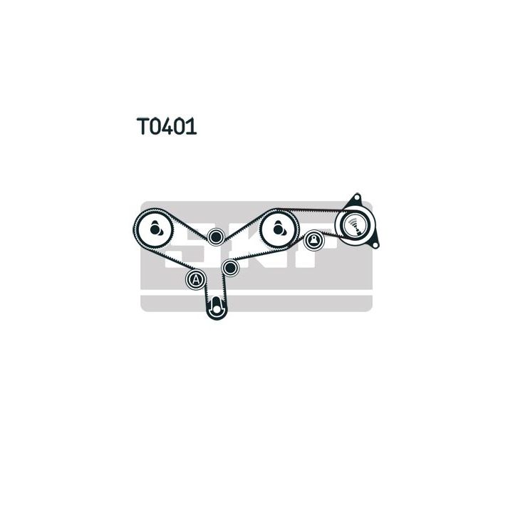 Paskirstymo diržo komplektas SKF VKMA 07261