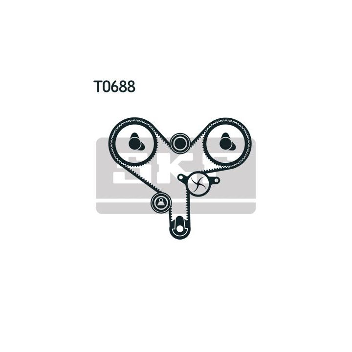 Paskirstymo diržo komplektas SKF VKMA 91911