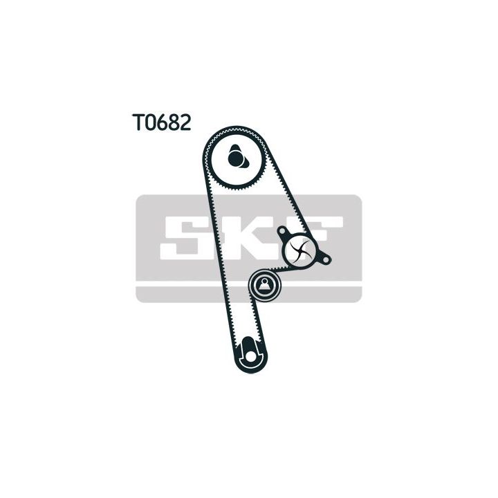 Paskirstymo diržo komplektas SKF VKMA 93001