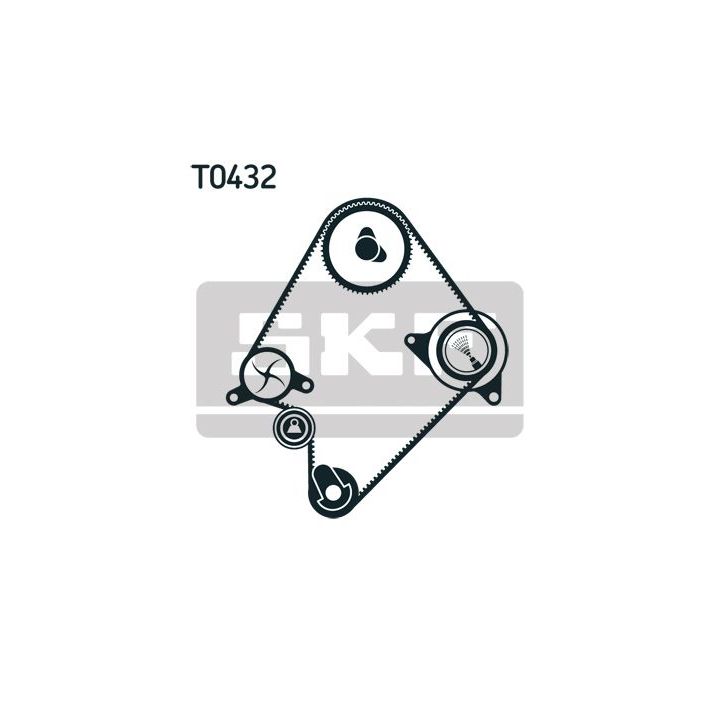 Paskirstymo diržo komplektas SKF VKMA 94009