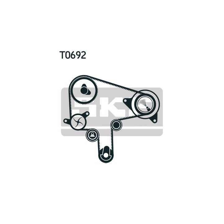 Paskirstymo diržo komplektas SKF VKMA 94912