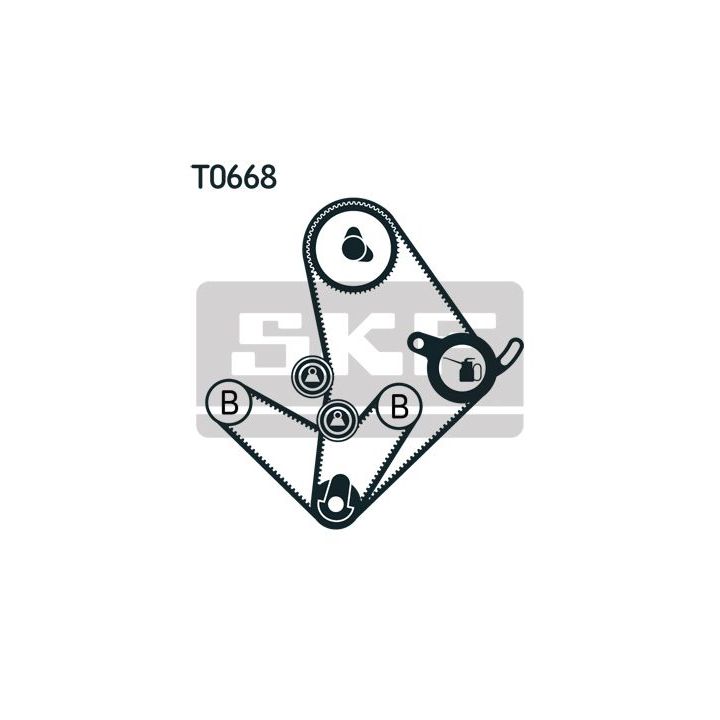 Paskirstymo diržo komplektas SKF VKMA 95010