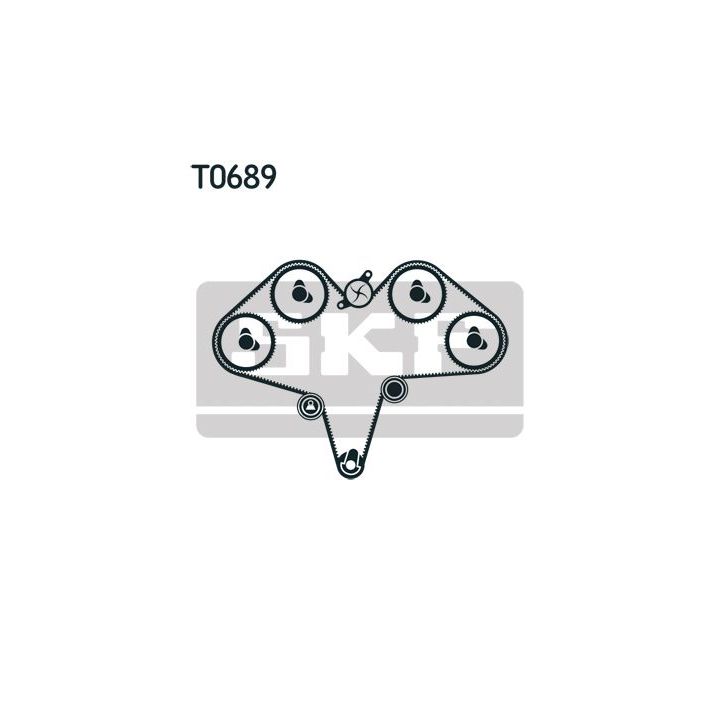 Paskirstymo diržo komplektas SKF VKMA 95973