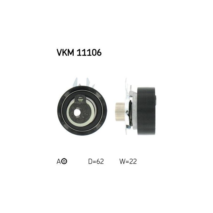 įtempiklio skriemulys, paskirstymo diržas SKF VKM 11106