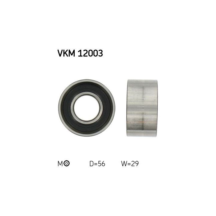 įtempiklio skriemulys, paskirstymo diržas SKF VKM 12003