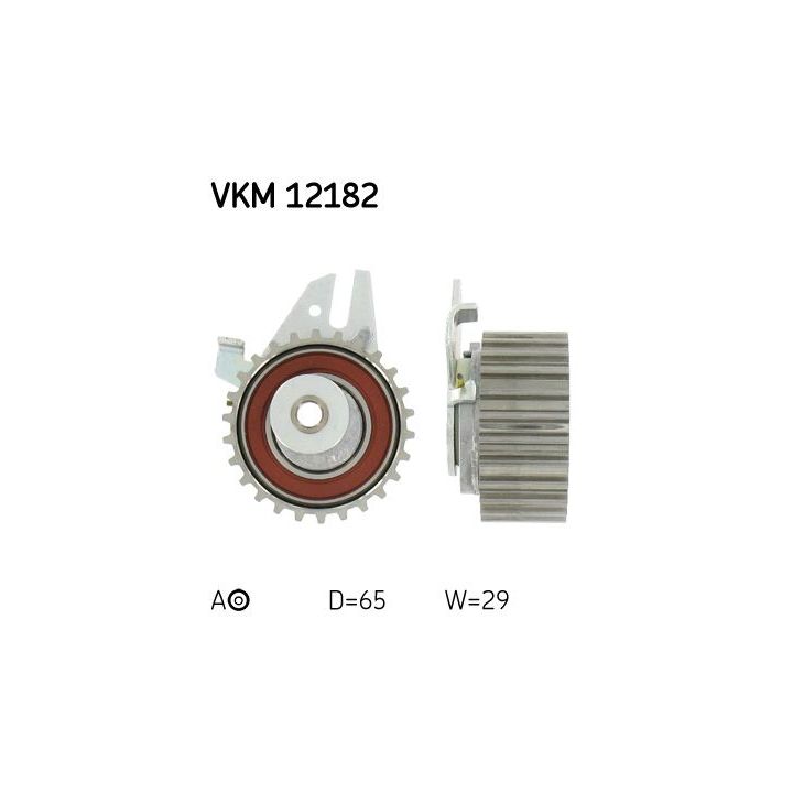 įtempiklio skriemulys, paskirstymo diržas SKF VKM 12182