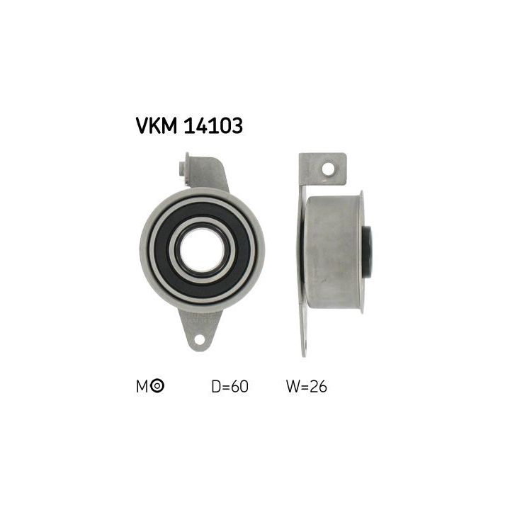 įtempiklio skriemulys, paskirstymo diržas SKF VKM 14103