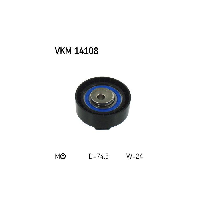 įtempiklio skriemulys, paskirstymo diržas SKF VKM 14108