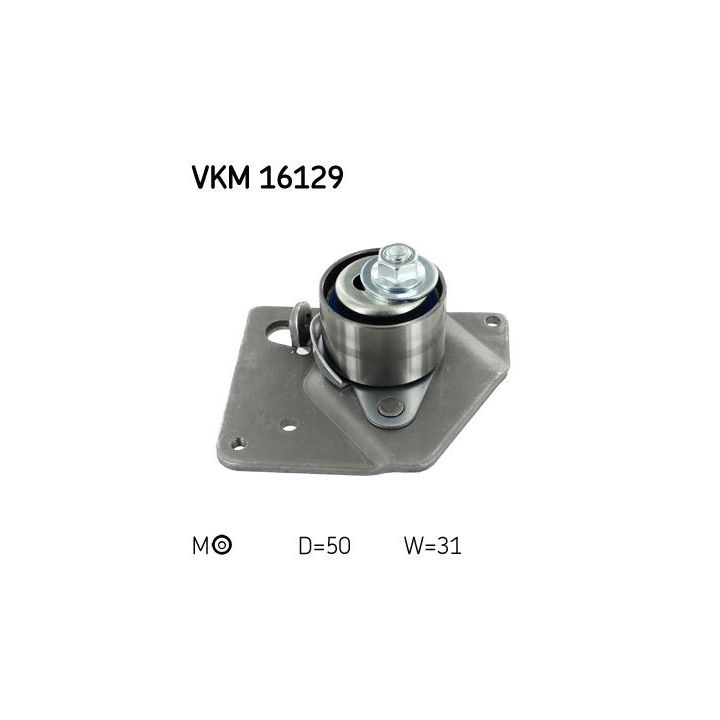 įtempiklio skriemulys, paskirstymo diržas SKF VKM 16129