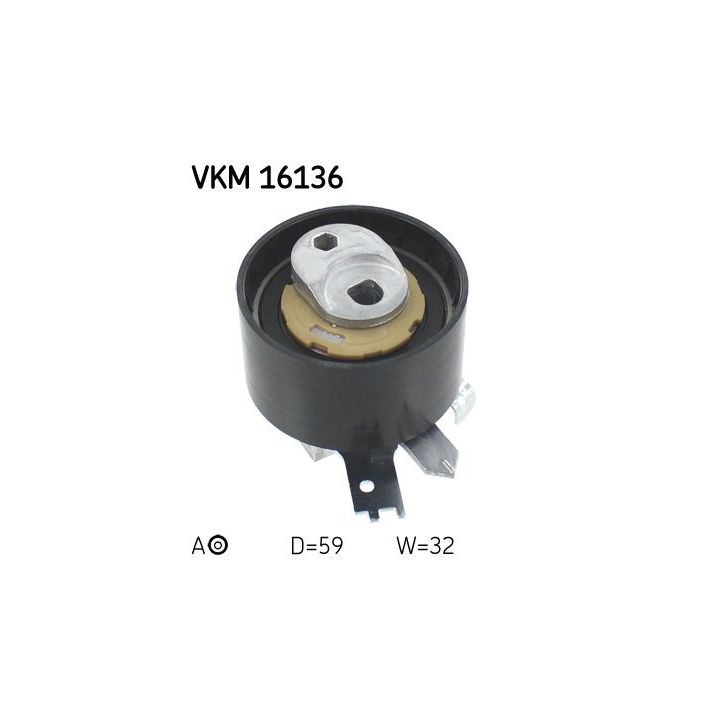 įtempiklio skriemulys, paskirstymo diržas SKF VKM 16136