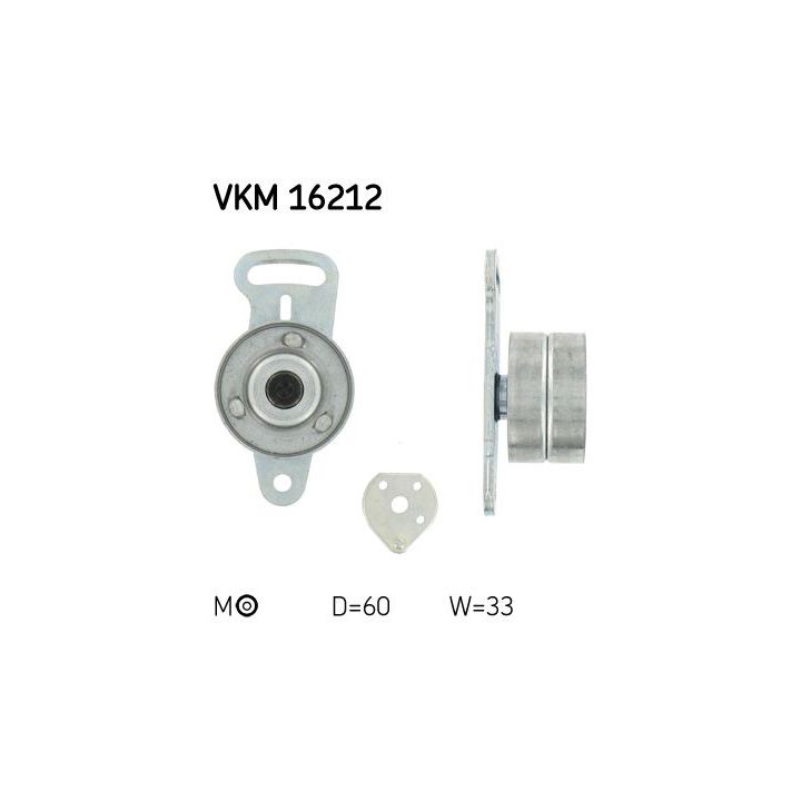 įtempiklio skriemulys, paskirstymo diržas SKF VKM 16212