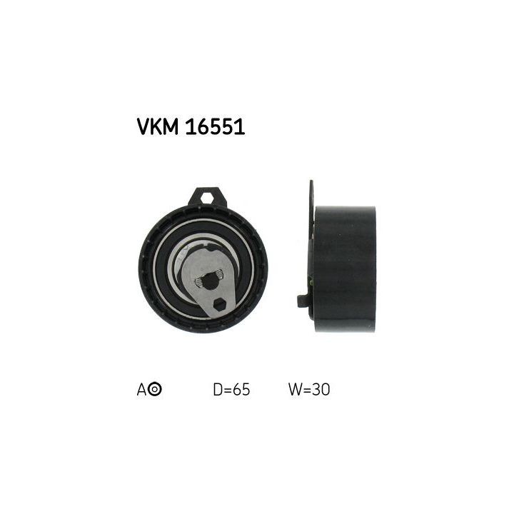 įtempiklio skriemulys, paskirstymo diržas SKF VKM 16551