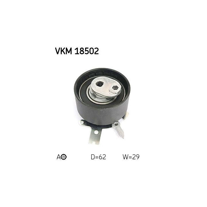 įtempiklio skriemulys, paskirstymo diržas SKF VKM 18502