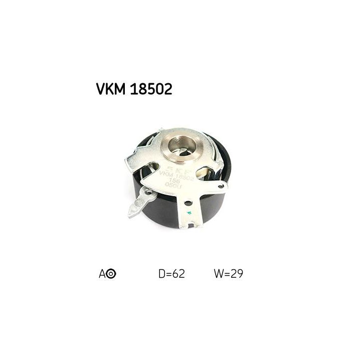 įtempiklio skriemulys, paskirstymo diržas SKF VKM 18502