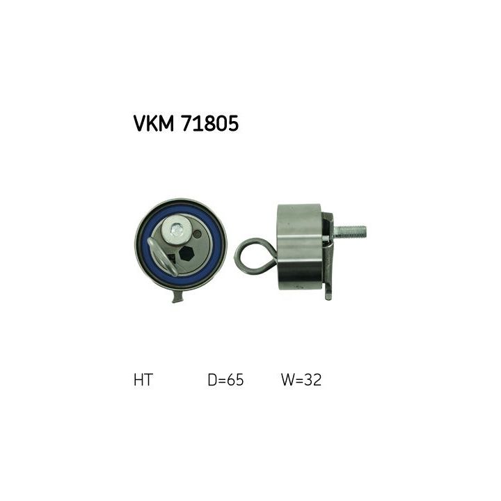 įtempiklio skriemulys, paskirstymo diržas SKF VKM 71805