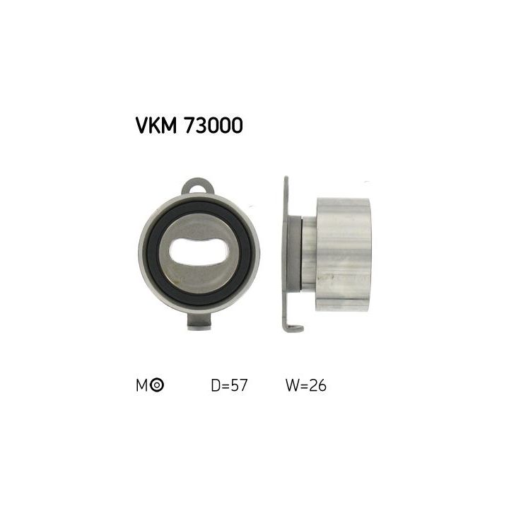 įtempiklio skriemulys, paskirstymo diržas SKF VKM 73000