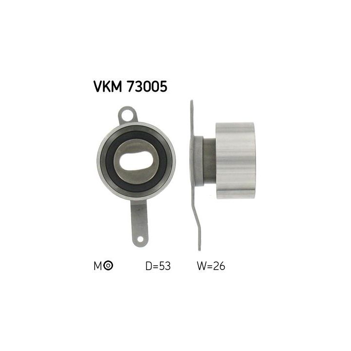 įtempiklio skriemulys, paskirstymo diržas SKF VKM 73005