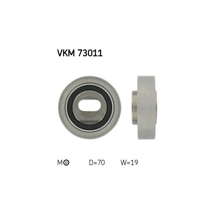 įtempiklio skriemulys, paskirstymo diržas SKF VKM 73011