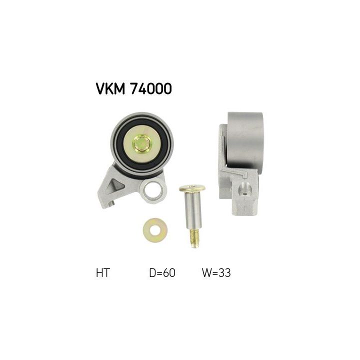 įtempiklio skriemulys, paskirstymo diržas SKF VKM 74000