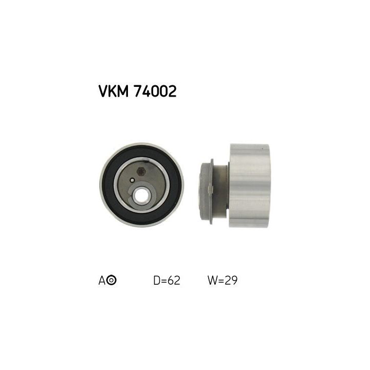 įtempiklio skriemulys, paskirstymo diržas SKF VKM 74002