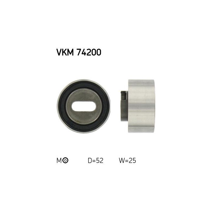 įtempiklio skriemulys, paskirstymo diržas SKF VKM 74200