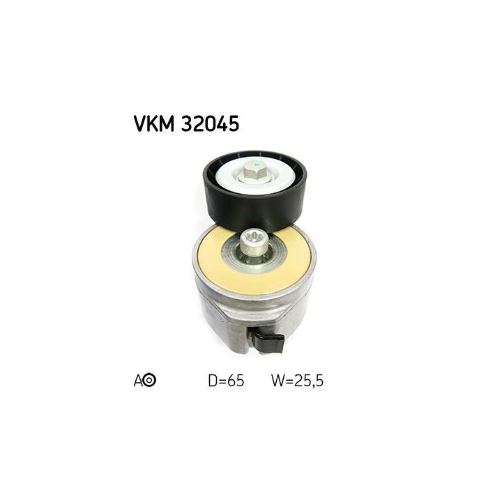 Diržo įtempiklis, V formos rumbuotas diržas SKF VKM 32045