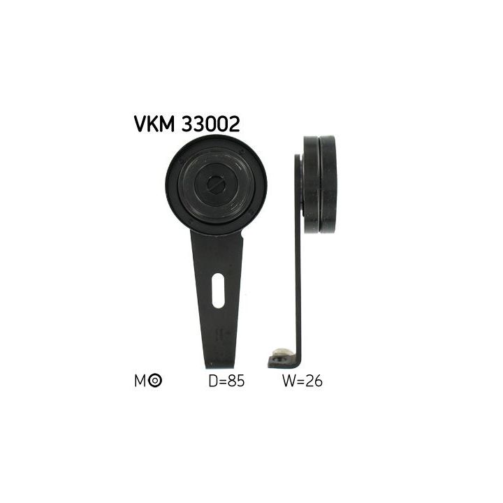Diržo įtempiklis, V formos rumbuotas diržas SKF VKM 33002