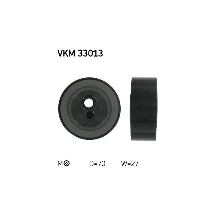 Diržo įtempiklis, V formos rumbuotas diržas SKF VKM 33013