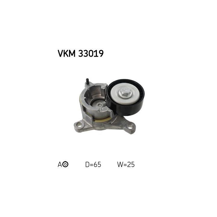 Diržo įtempiklis, V formos rumbuotas diržas SKF VKM 33019