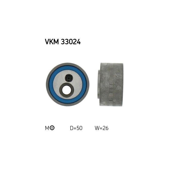 Diržo įtempiklis, V formos rumbuotas diržas SKF VKM 33024