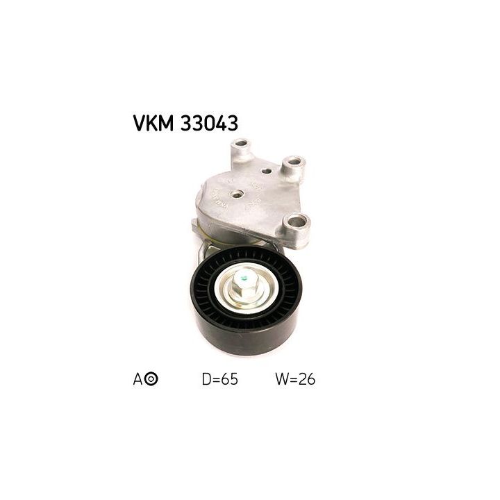 Diržo įtempiklis, V formos rumbuotas diržas SKF VKM 33043