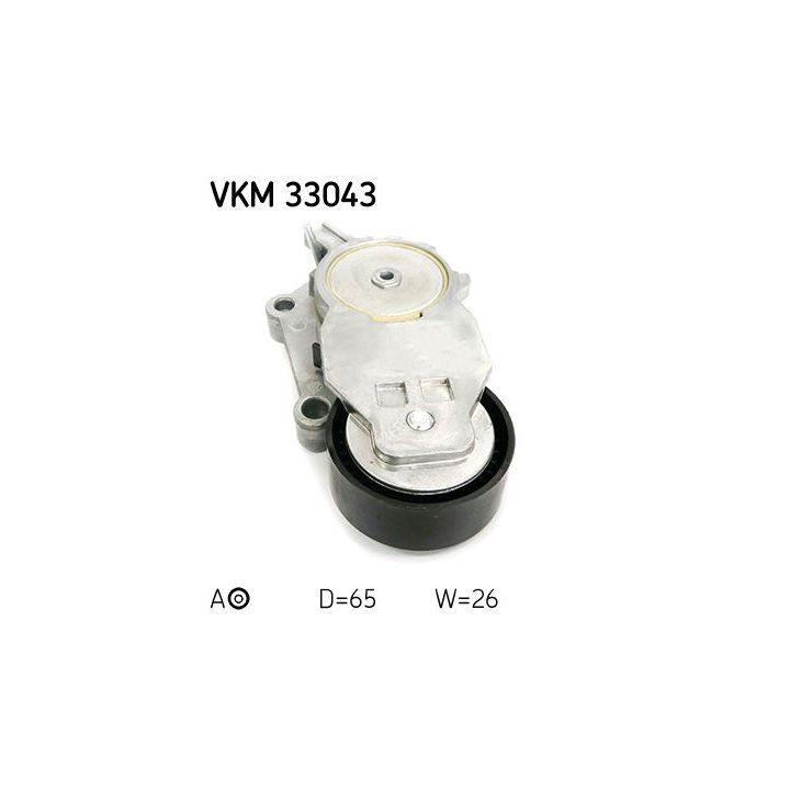 Diržo įtempiklis, V formos rumbuotas diržas SKF VKM 33043