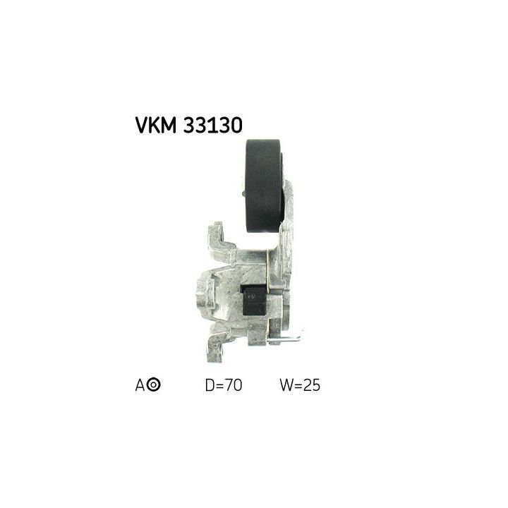Diržo įtempiklis, V formos rumbuotas diržas SKF VKM 33130