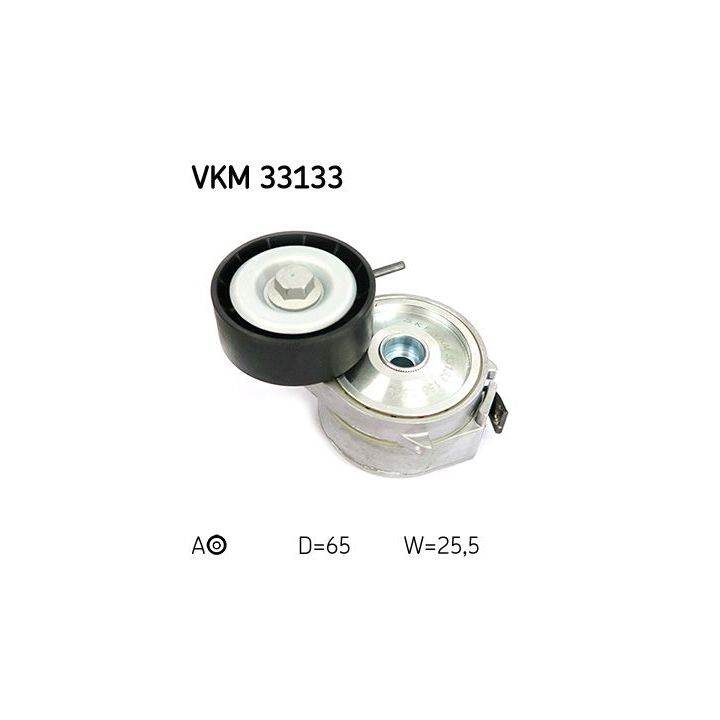 Diržo įtempiklis, V formos rumbuotas diržas SKF VKM 33133
