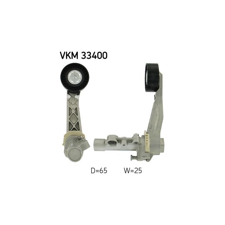 Diržo įtempiklis, V formos rumbuotas diržas SKF VKM 33400