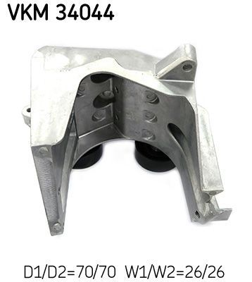 Diržo įtempiklis, V formos rumbuotas diržas SKF VKM 34044