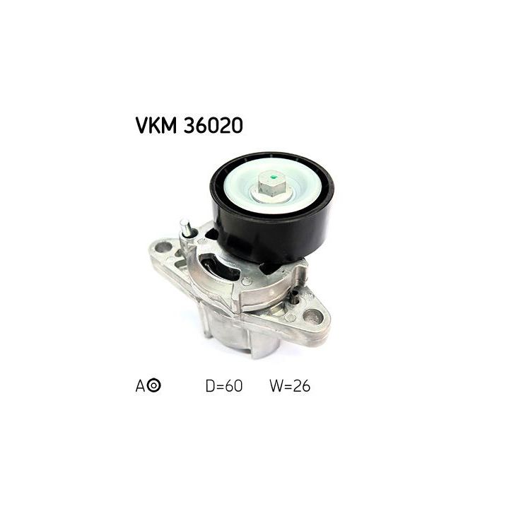 Diržo įtempiklis, V formos rumbuotas diržas SKF VKM 36020