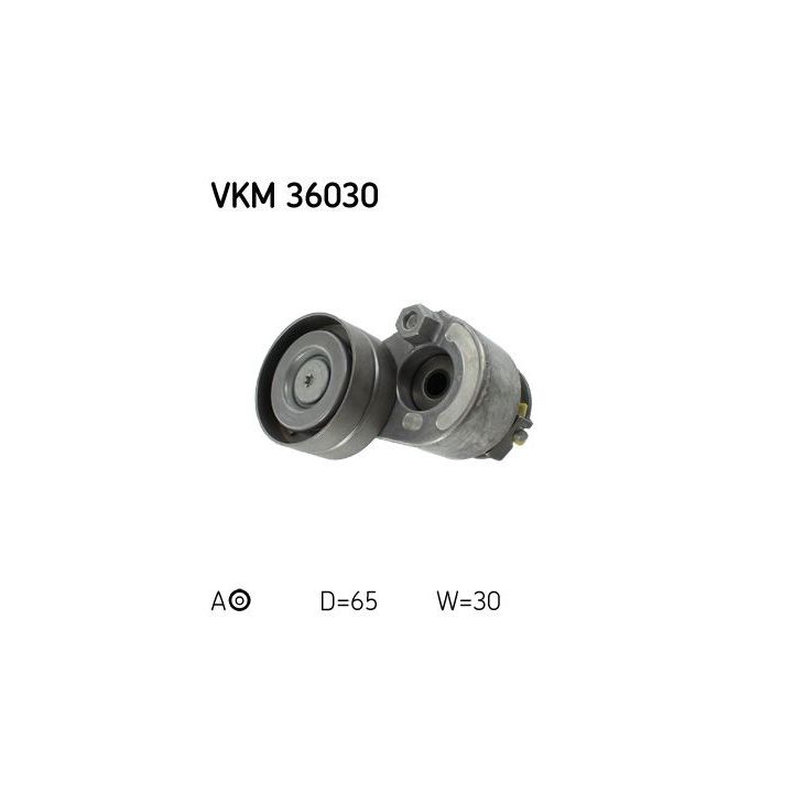 Diržo įtempiklis, V formos rumbuotas diržas SKF VKM 36030