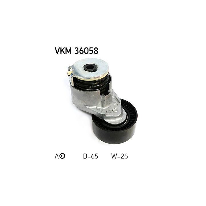 Diržo įtempiklis, V formos rumbuotas diržas SKF VKM 36058