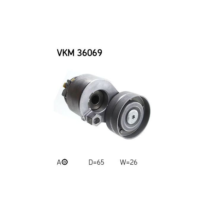 Diržo įtempiklis, V formos rumbuotas diržas SKF VKM 36069