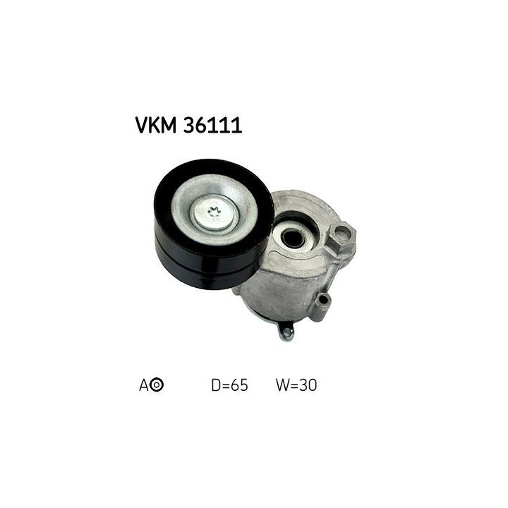 Diržo įtempiklis, V formos rumbuotas diržas SKF VKM 36111