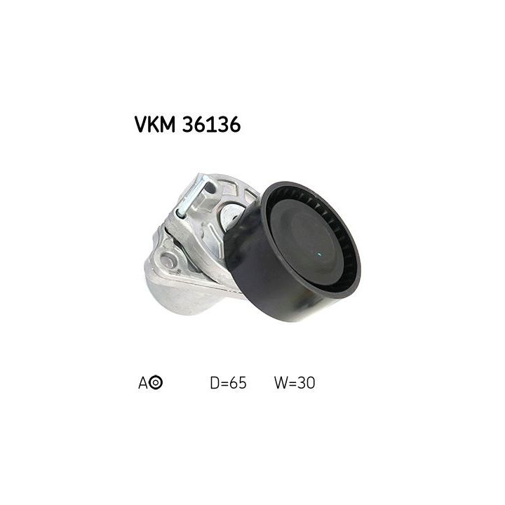 Diržo įtempiklis, V formos rumbuotas diržas SKF VKM 36136