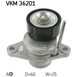 Diržo įtempiklis, V formos rumbuotas diržas SKF VKM 36201