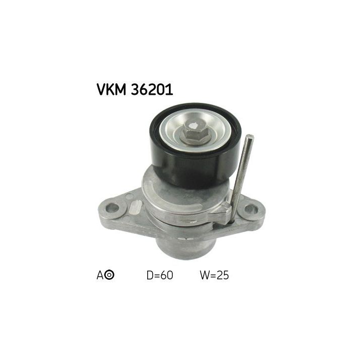 Diržo įtempiklis, V formos rumbuotas diržas SKF VKM 36201