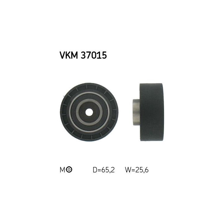 Diržo įtempiklis, V formos rumbuotas diržas SKF VKM 37015